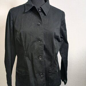 George black cotton button up top size‎ 14